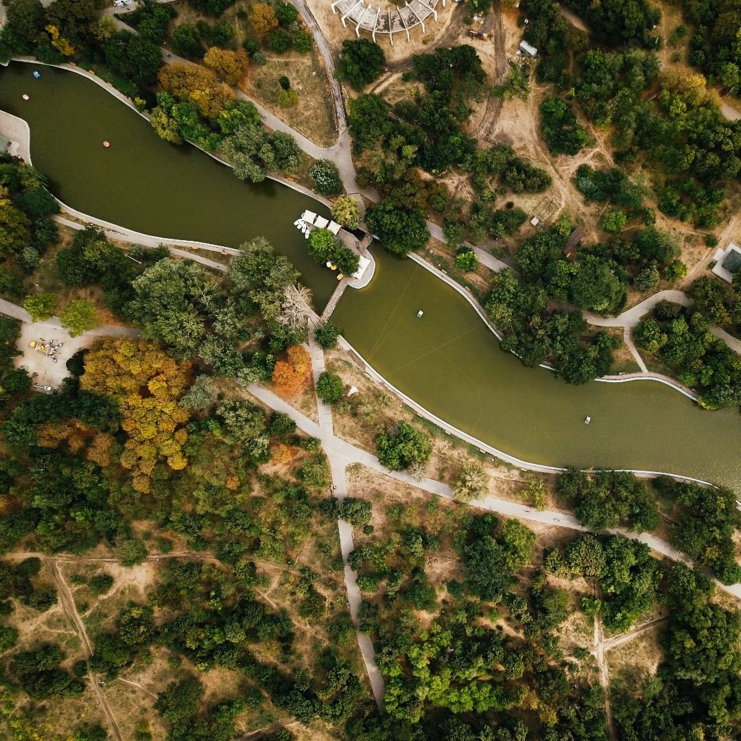 aerial photo of Odessa landscape