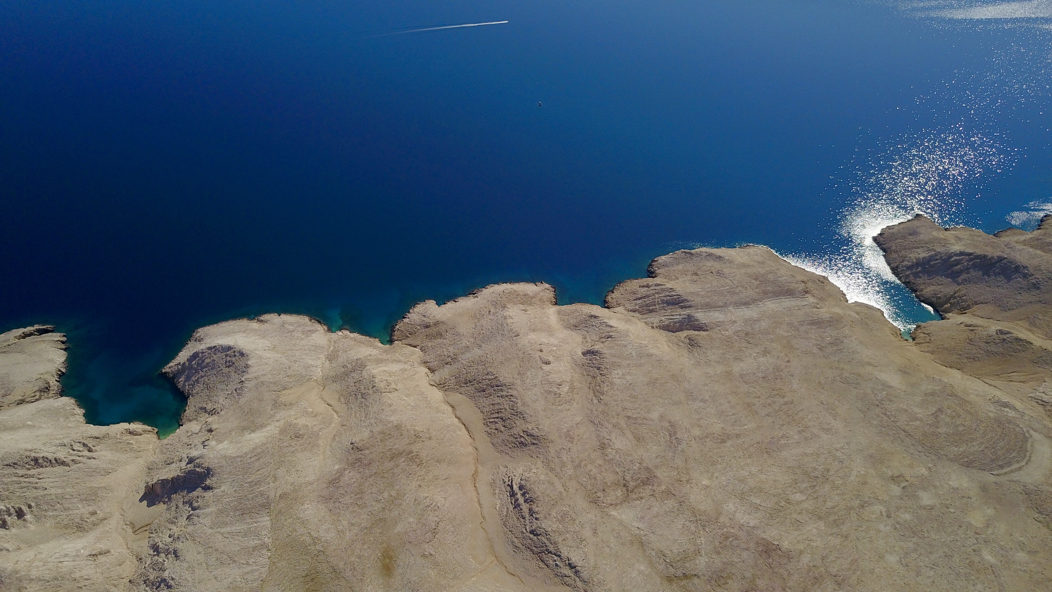 aerial photo of Croatia, Metajna and Pag
