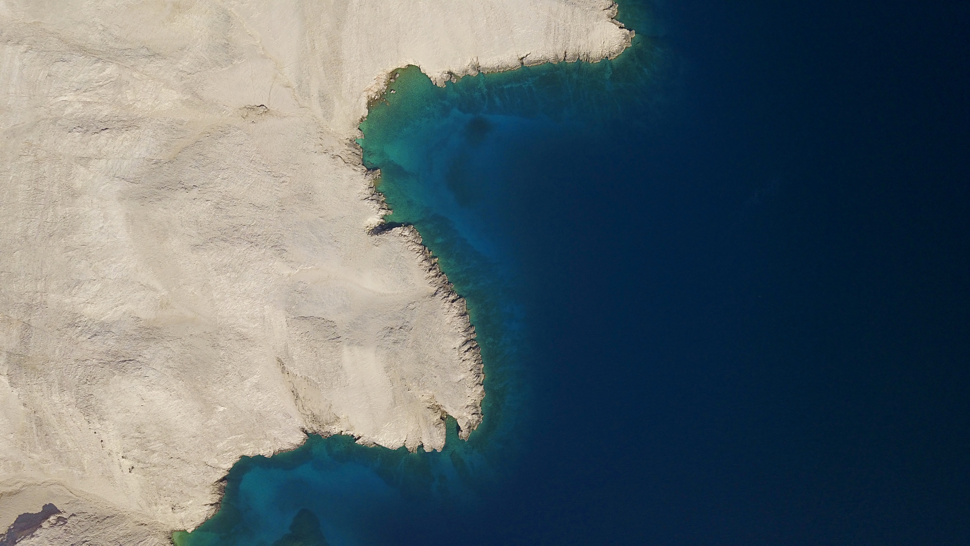 aerial photo of Croatia, Metajna and Pag