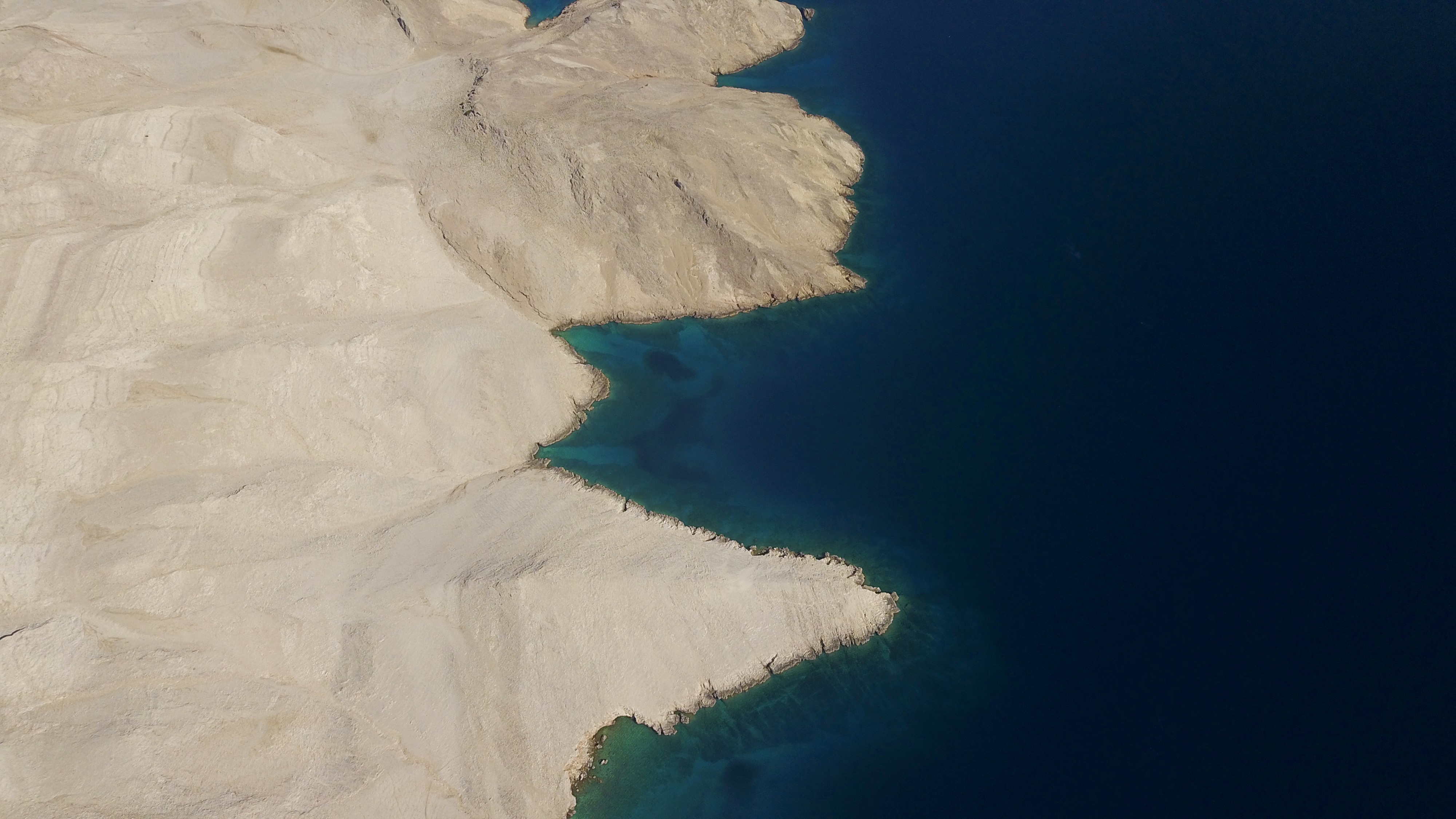 aerial photo of Croatia, Metajna and Pag