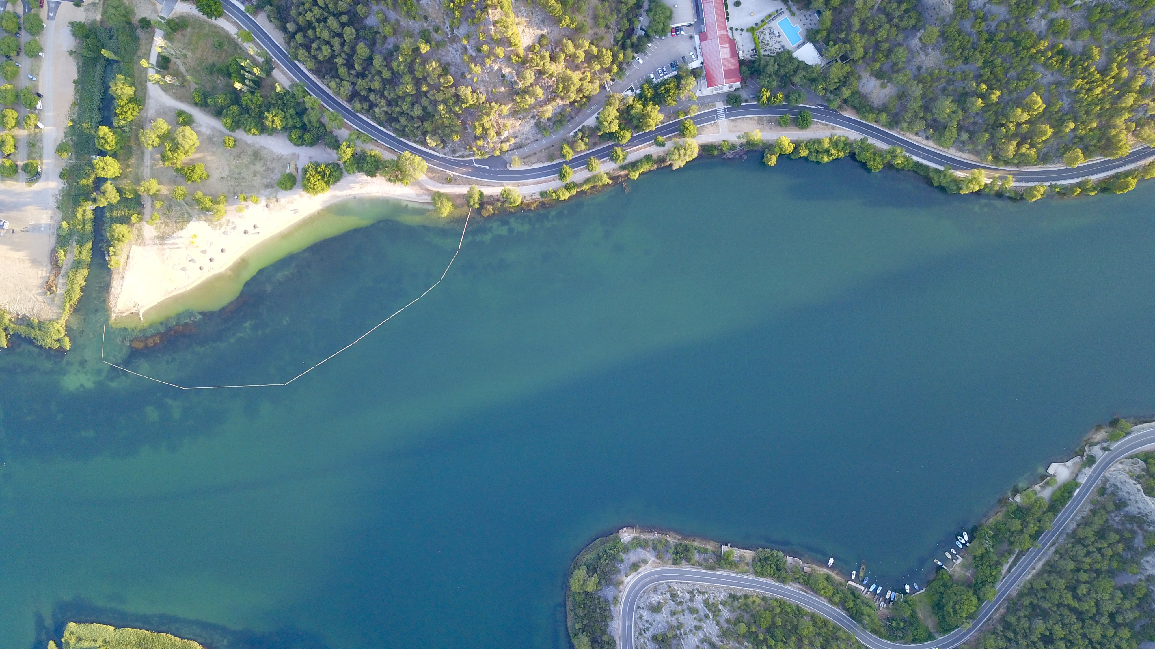 aerial photo of Croatia, Skradin and Krka National Park