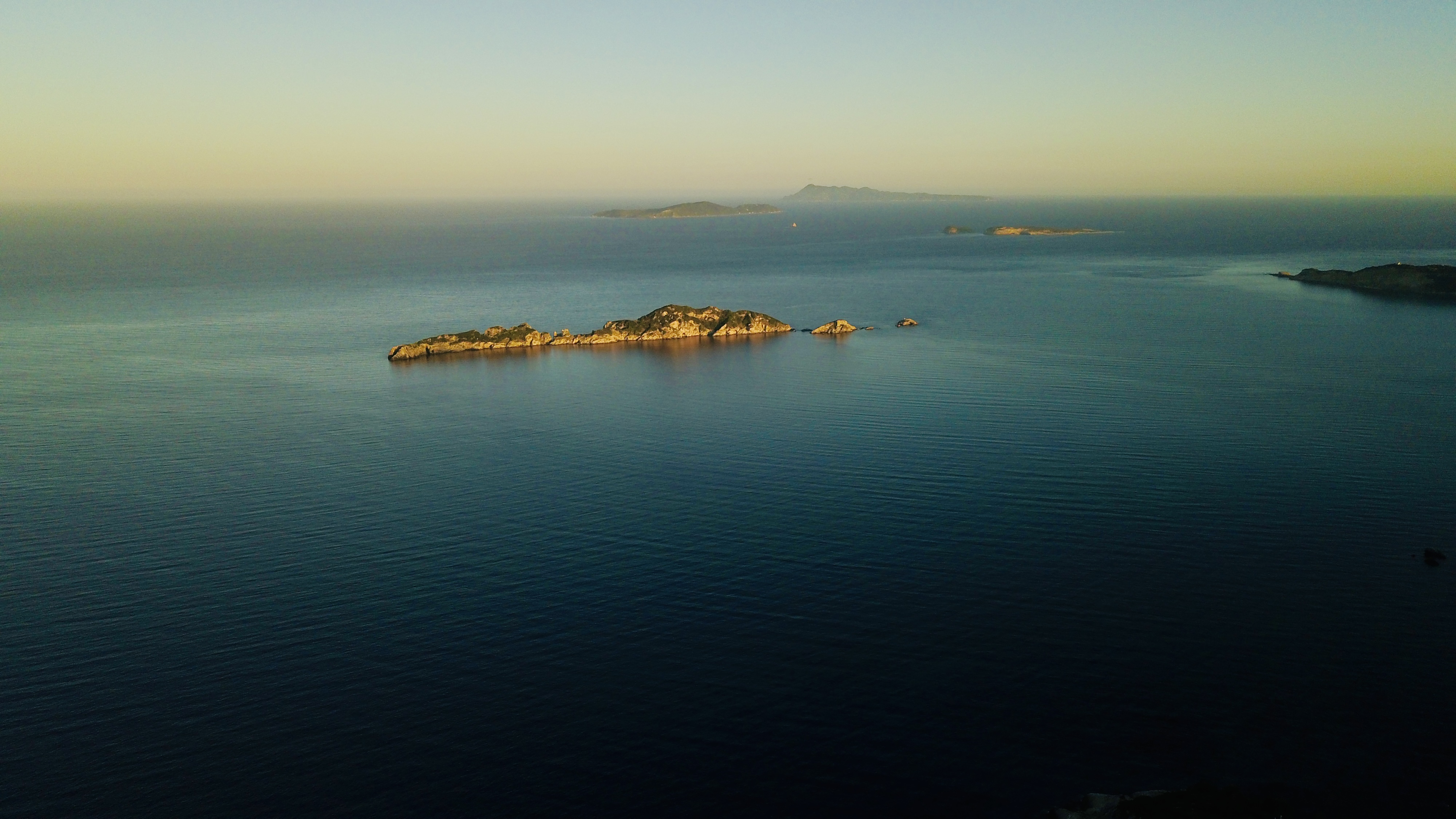 aerial photo of Corfu, Greece