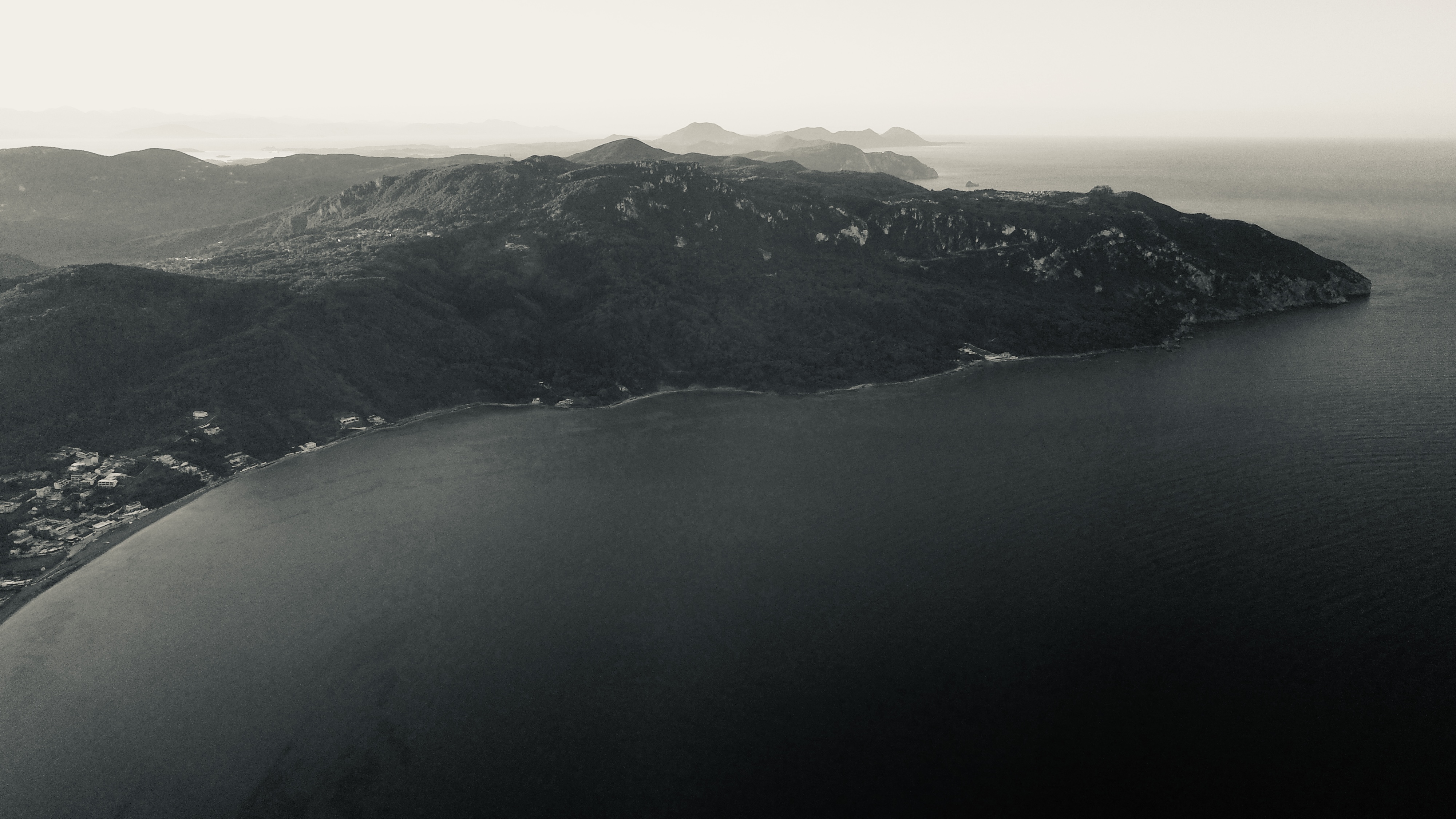 aerial photo of Corfu, Greece