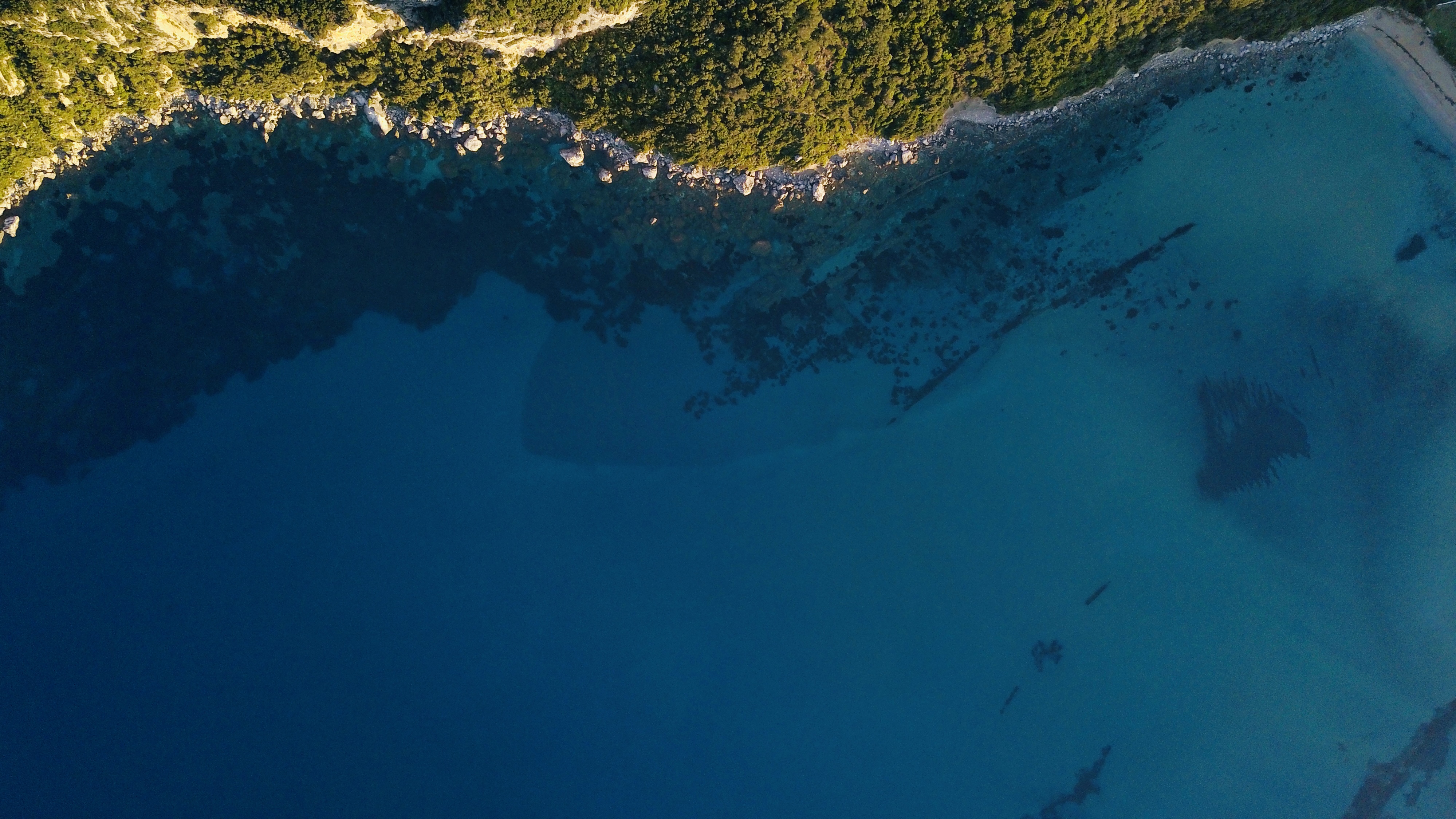 aerial photo of Corfu, Greece