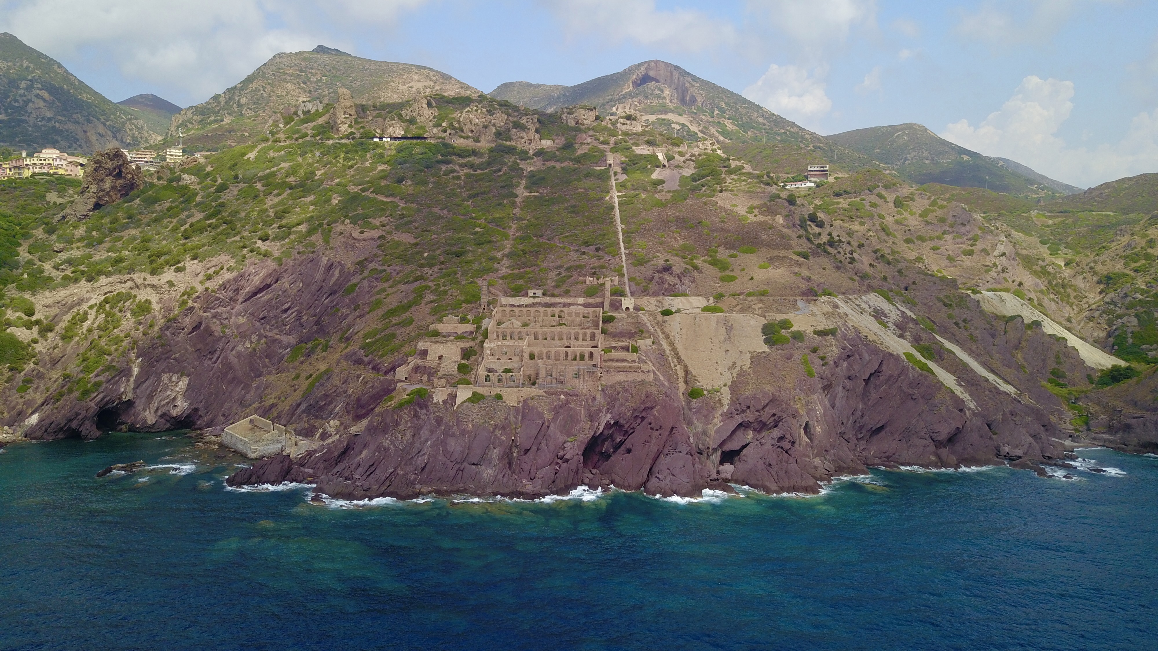 aerial photo of Italy, Sardinia, Iglesias