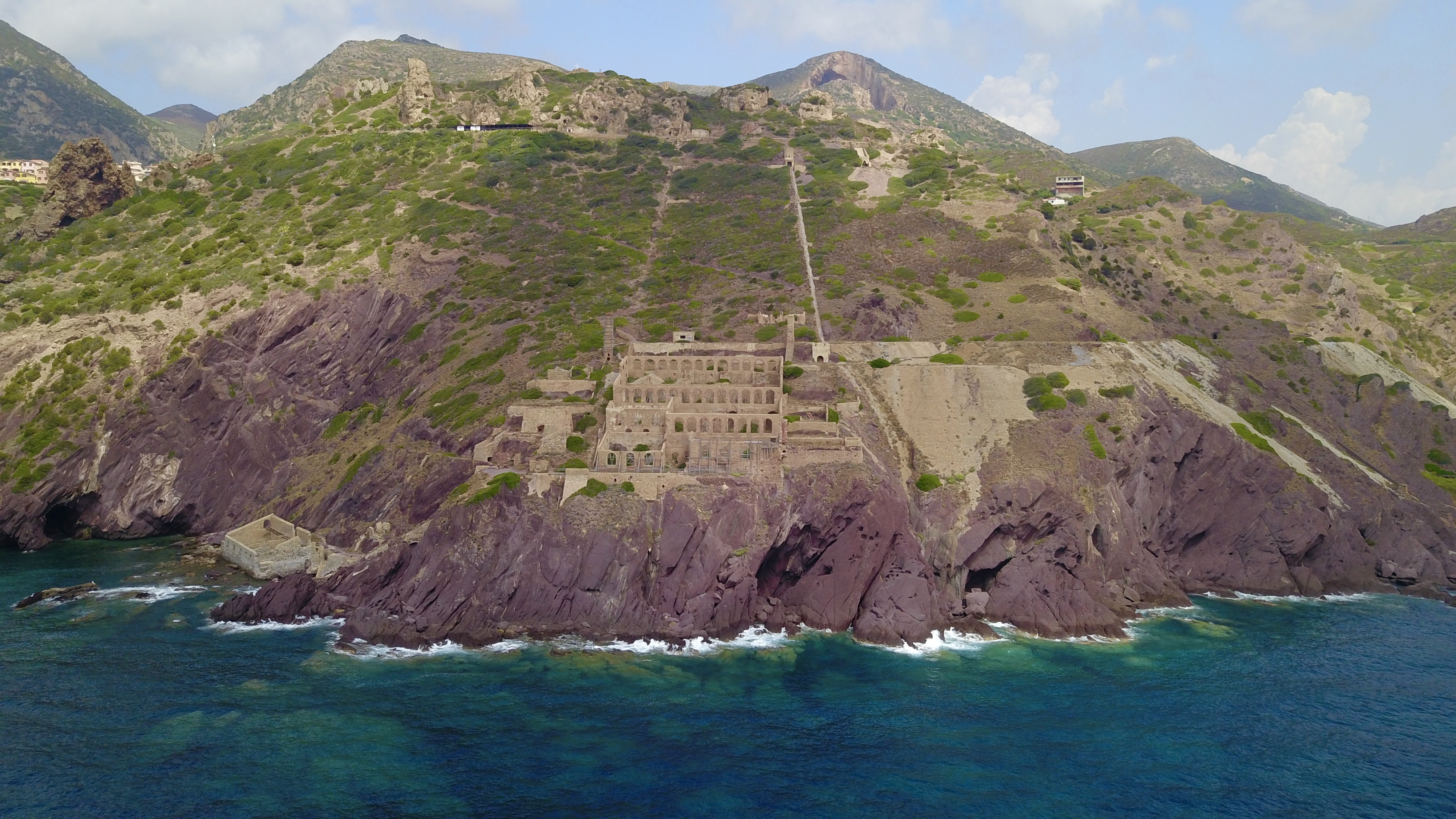 aerial photo of Italy, Sardinia, Iglesias