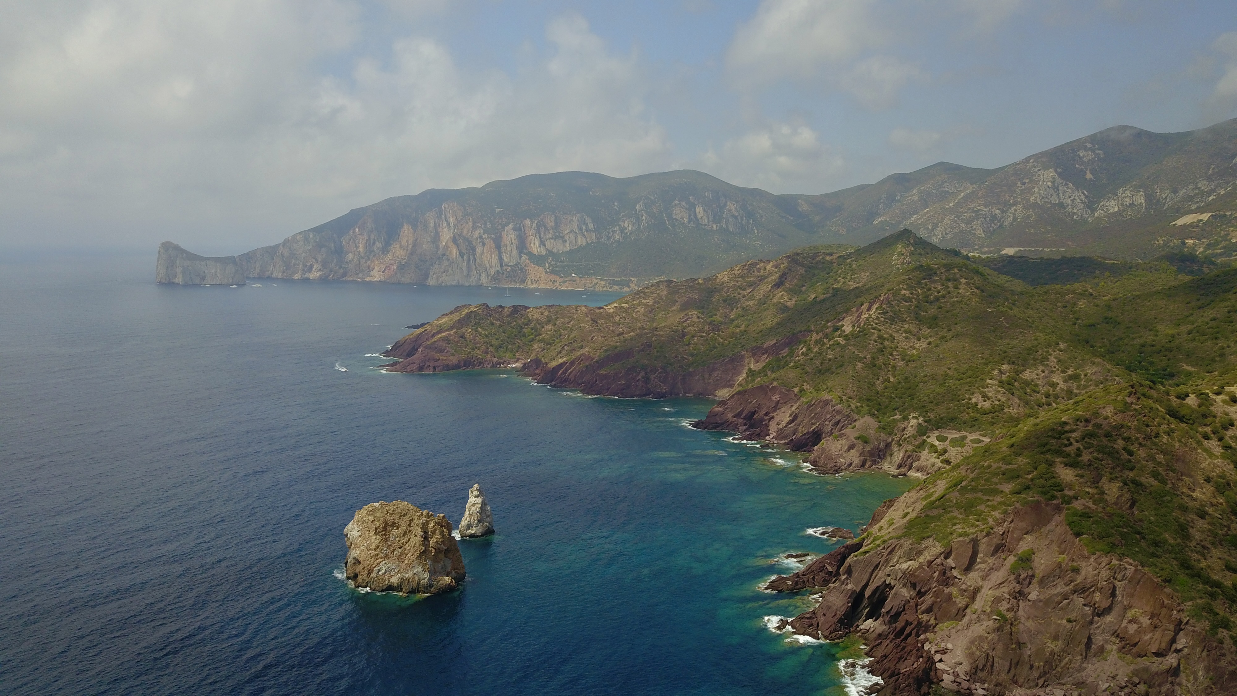 aerial photo of Italy, Sardinia, Iglesias