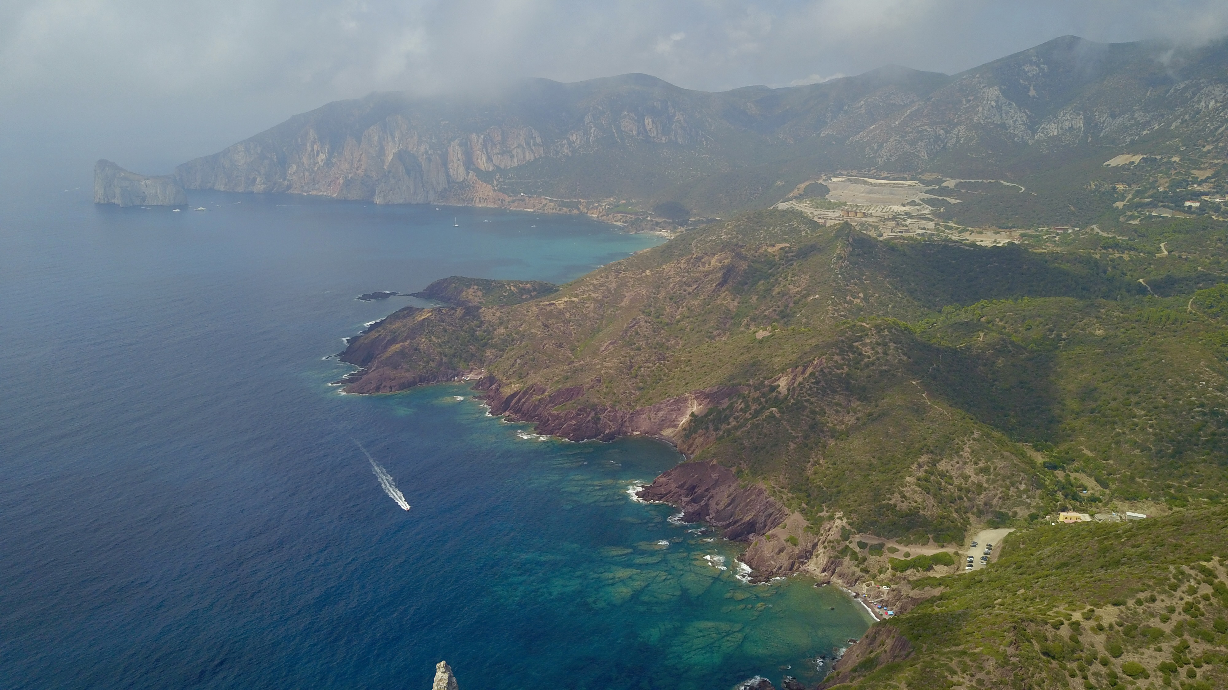 aerial photo of Italy, Sardinia, Iglesias
