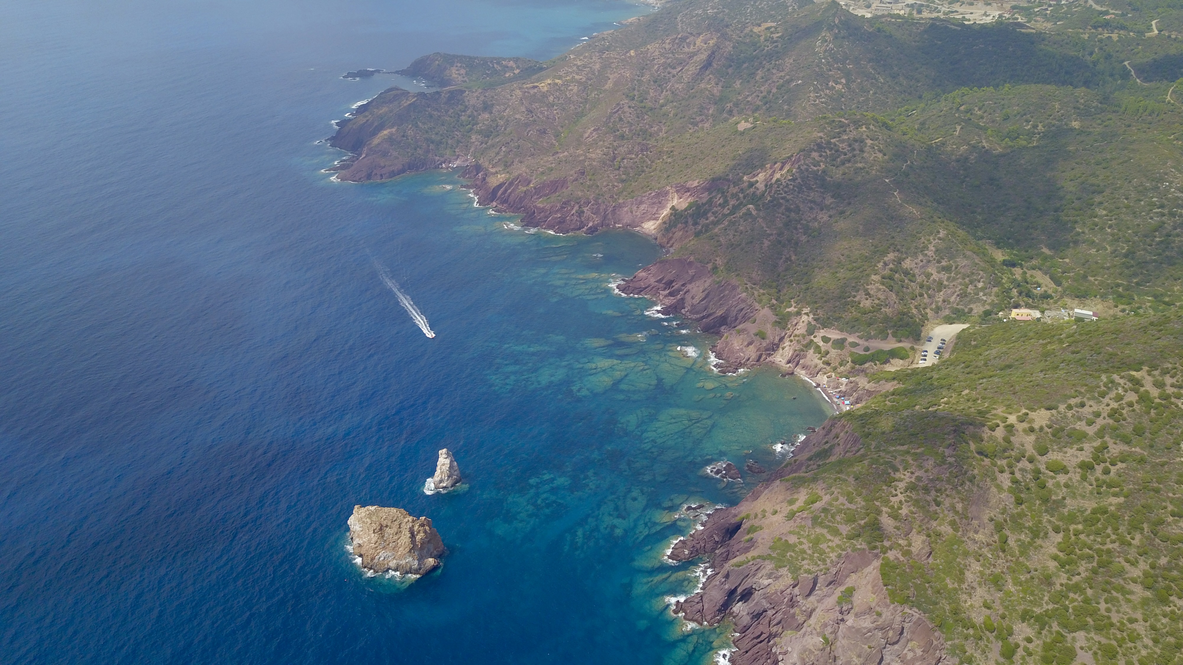 aerial photo of Italy, Sardinia, Iglesias