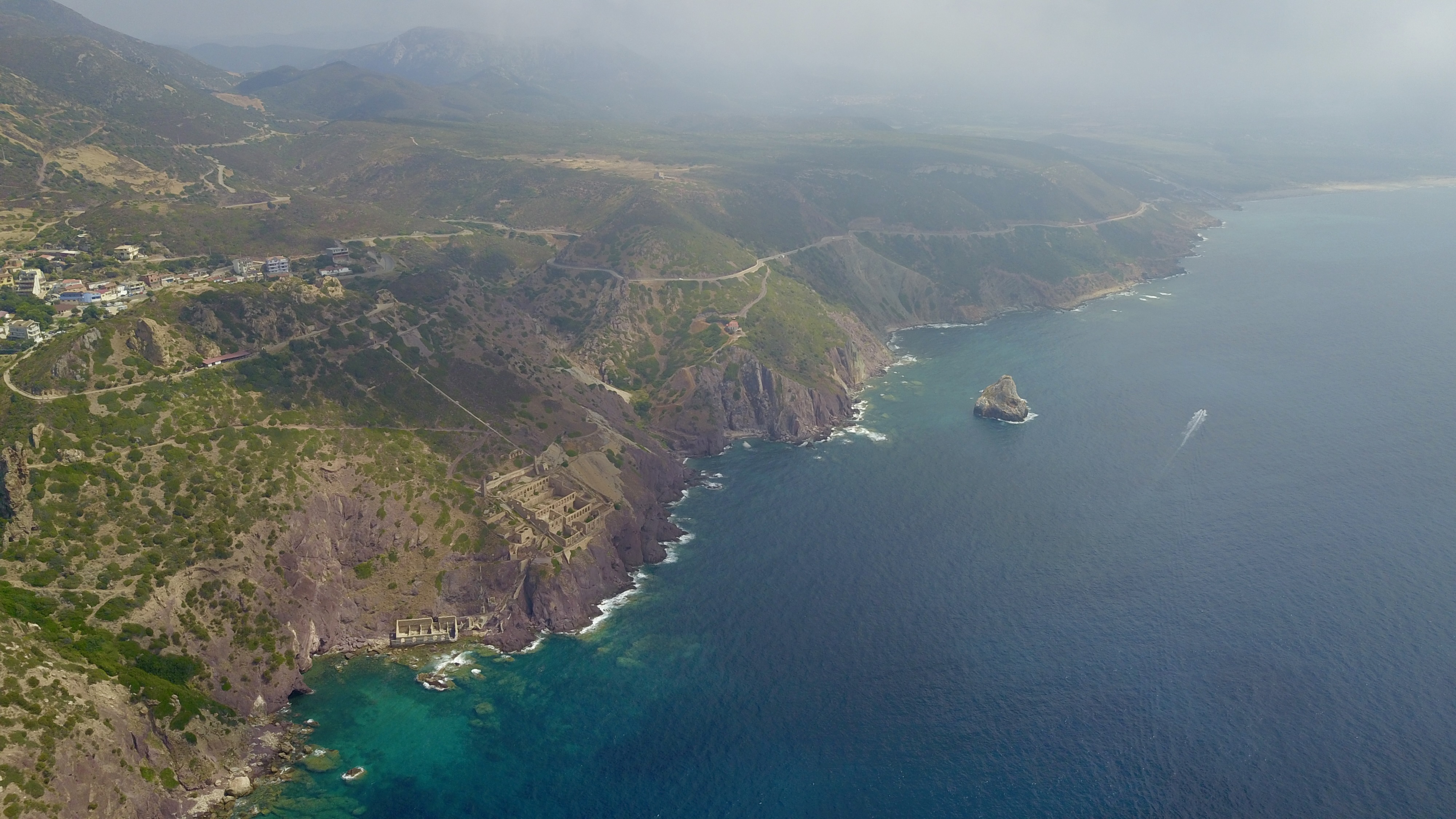 aerial photo of Italy, Sardinia, Iglesias
