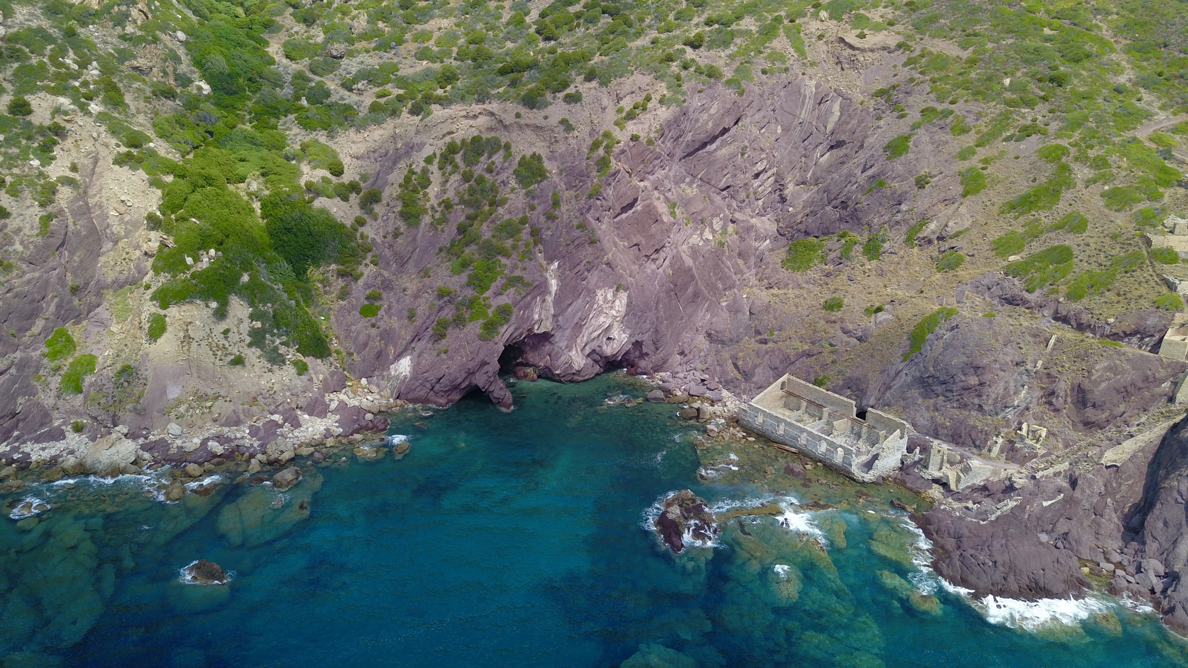 aerial photo of Italy, Sardinia, Iglesias
