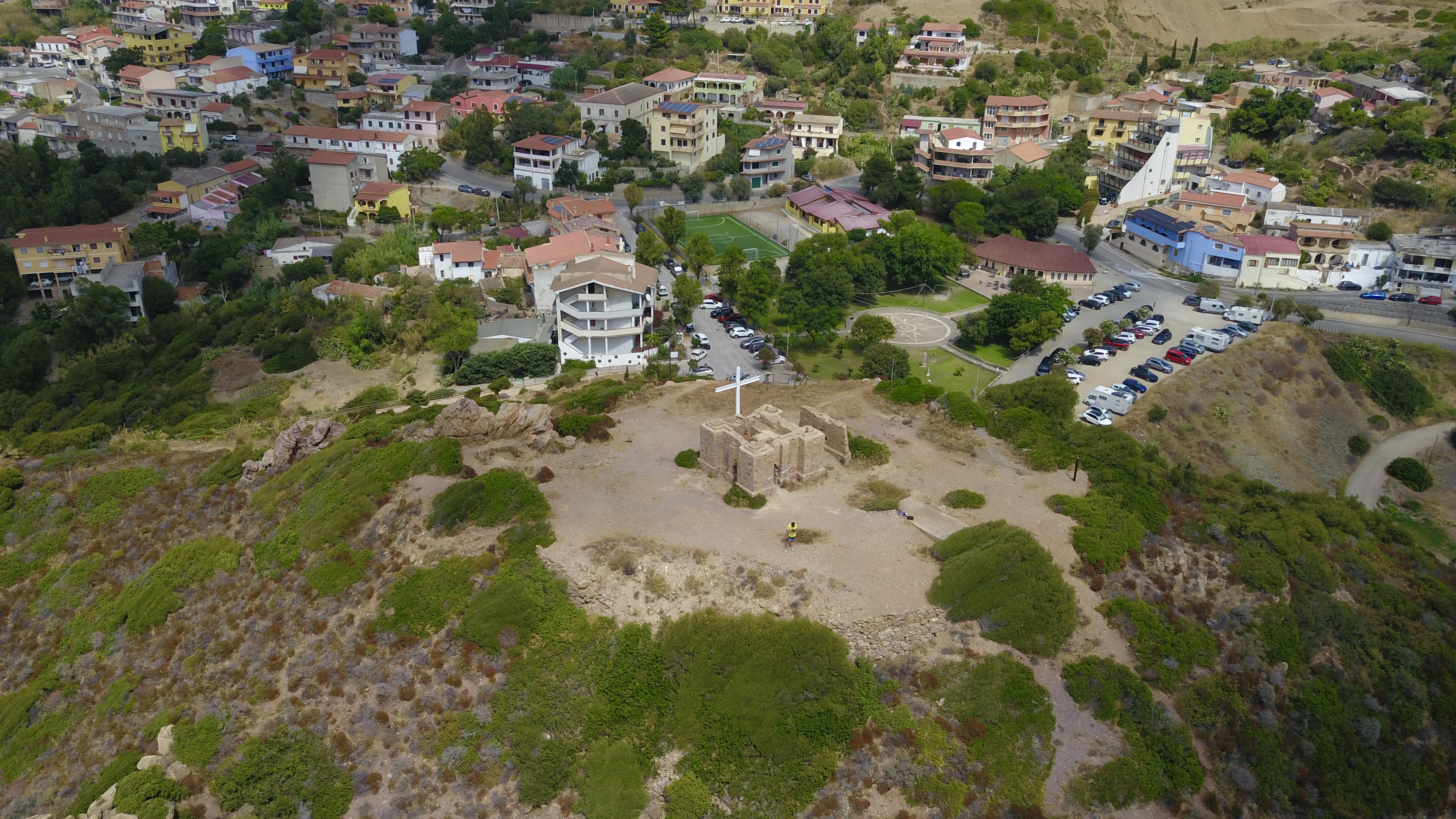aerial photo of Italy, Sardinia, Iglesias