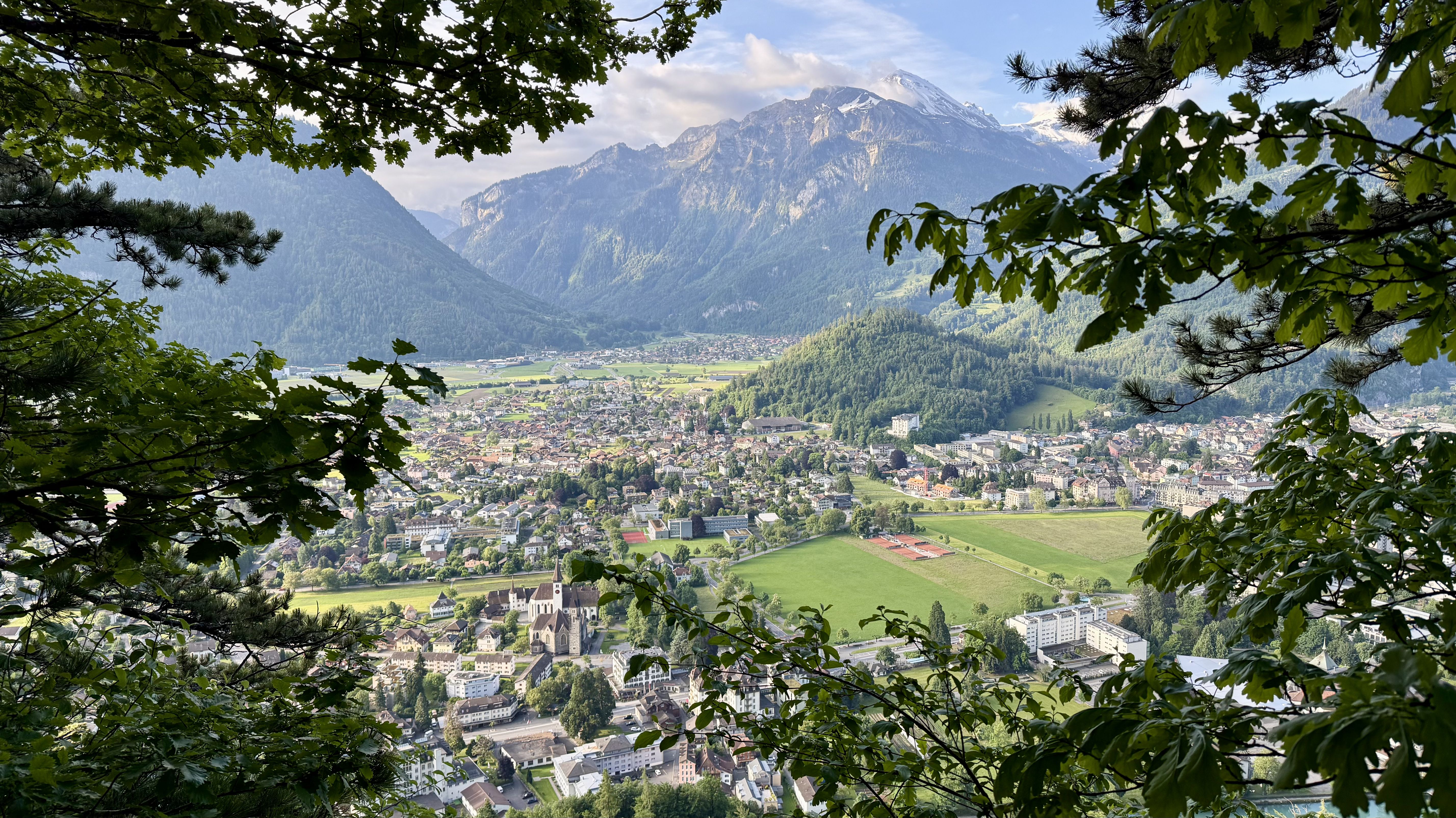 aerial photo of Harder Klum, Switzerland