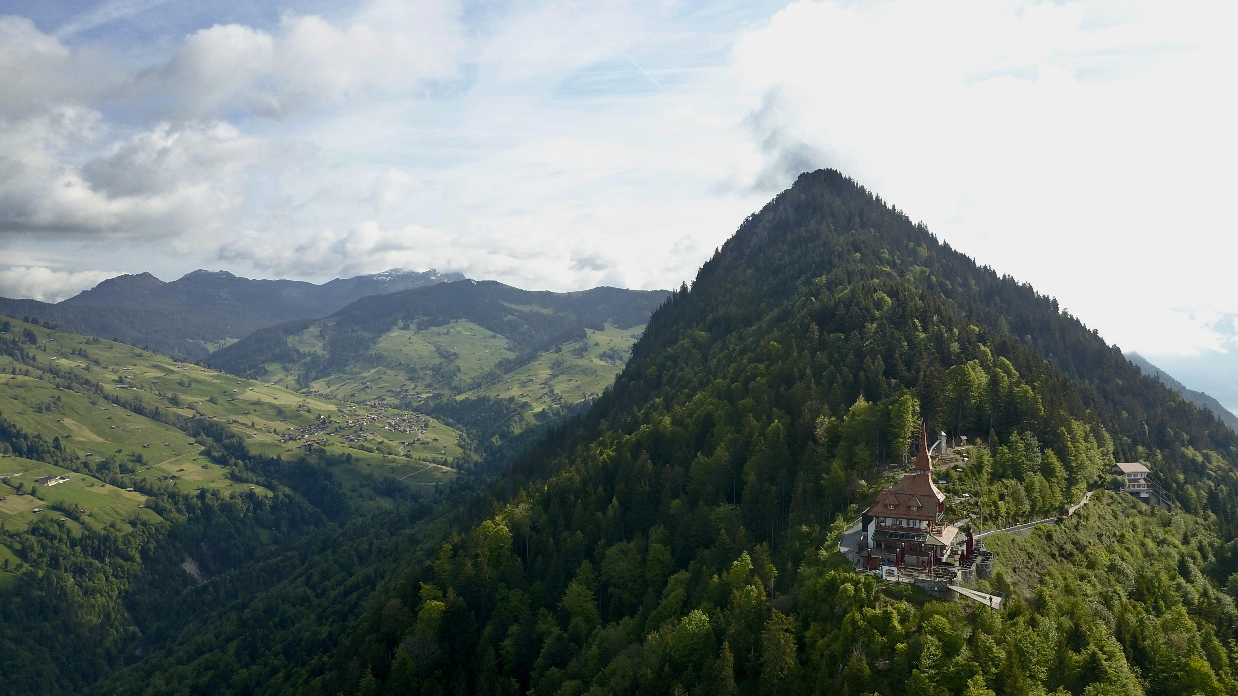 aerial photo of Harder Klum, Switzerland