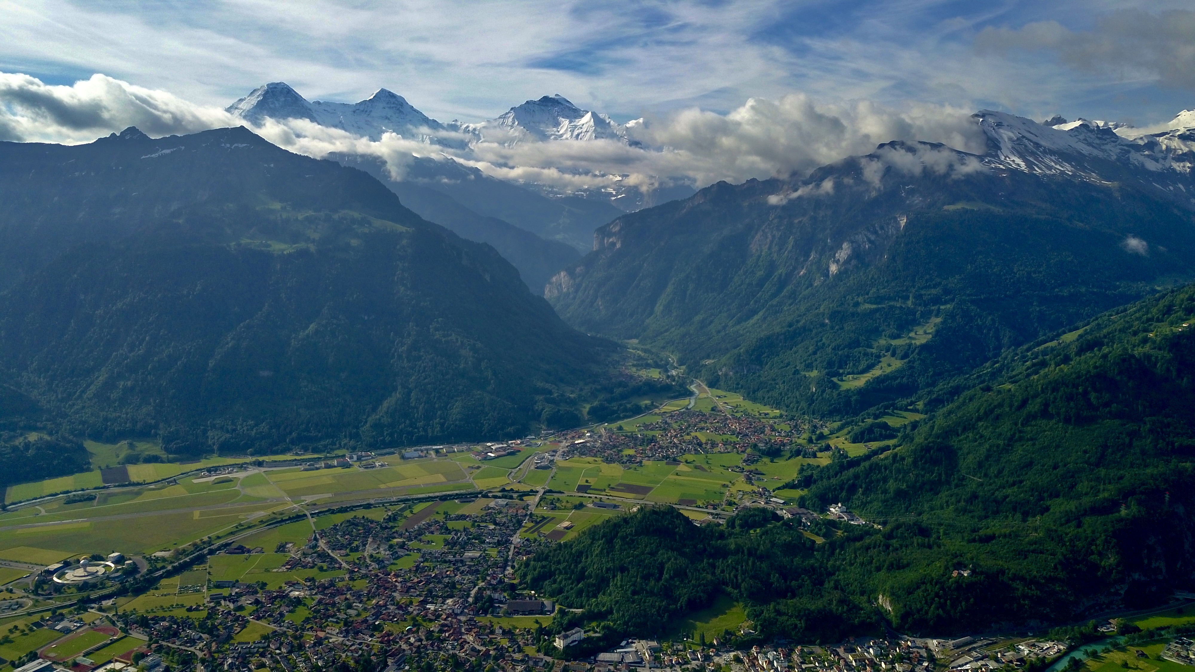 aerial photo of Harder Klum, Switzerland