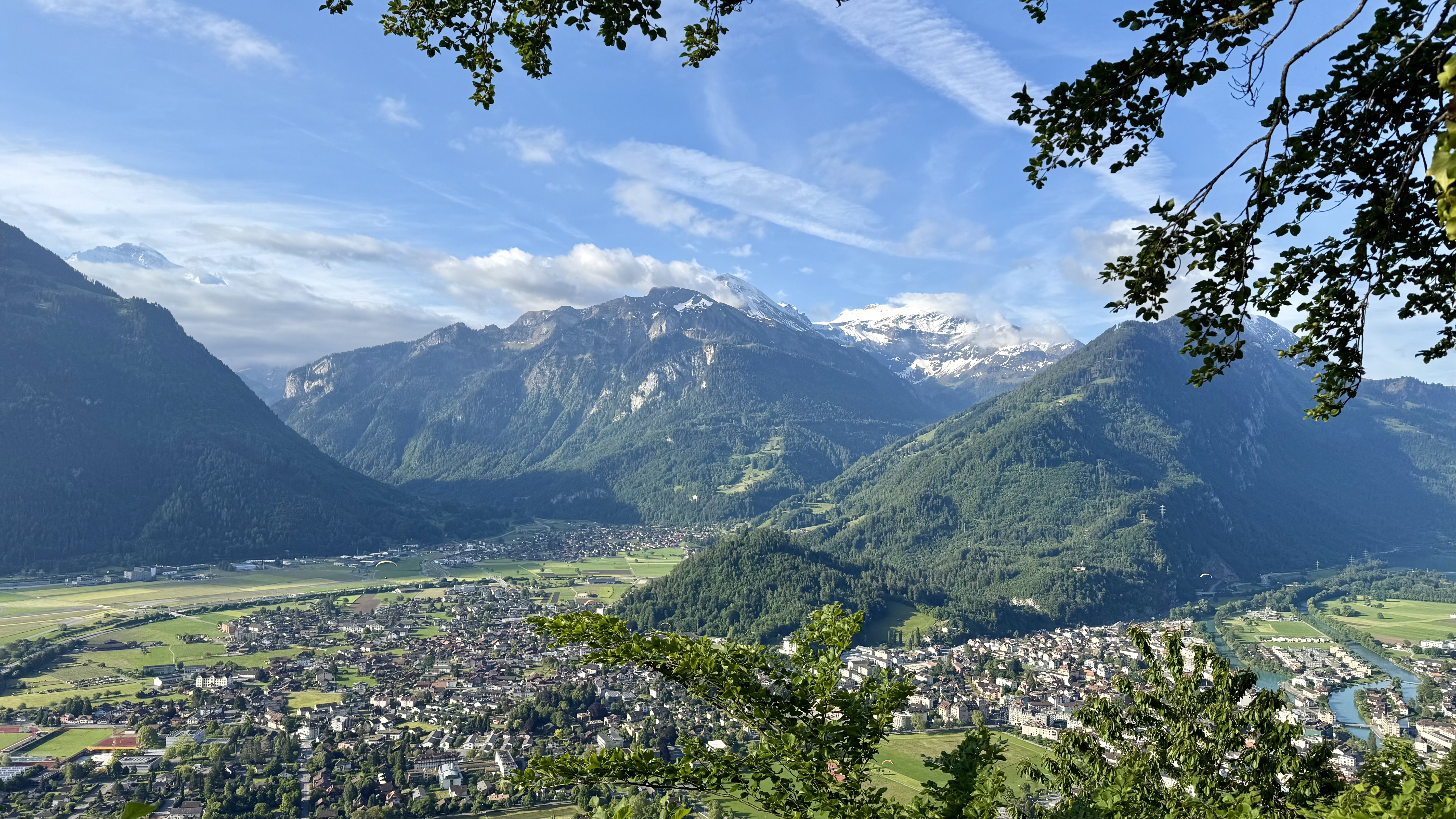 aerial photo of Harder Klum, Switzerland