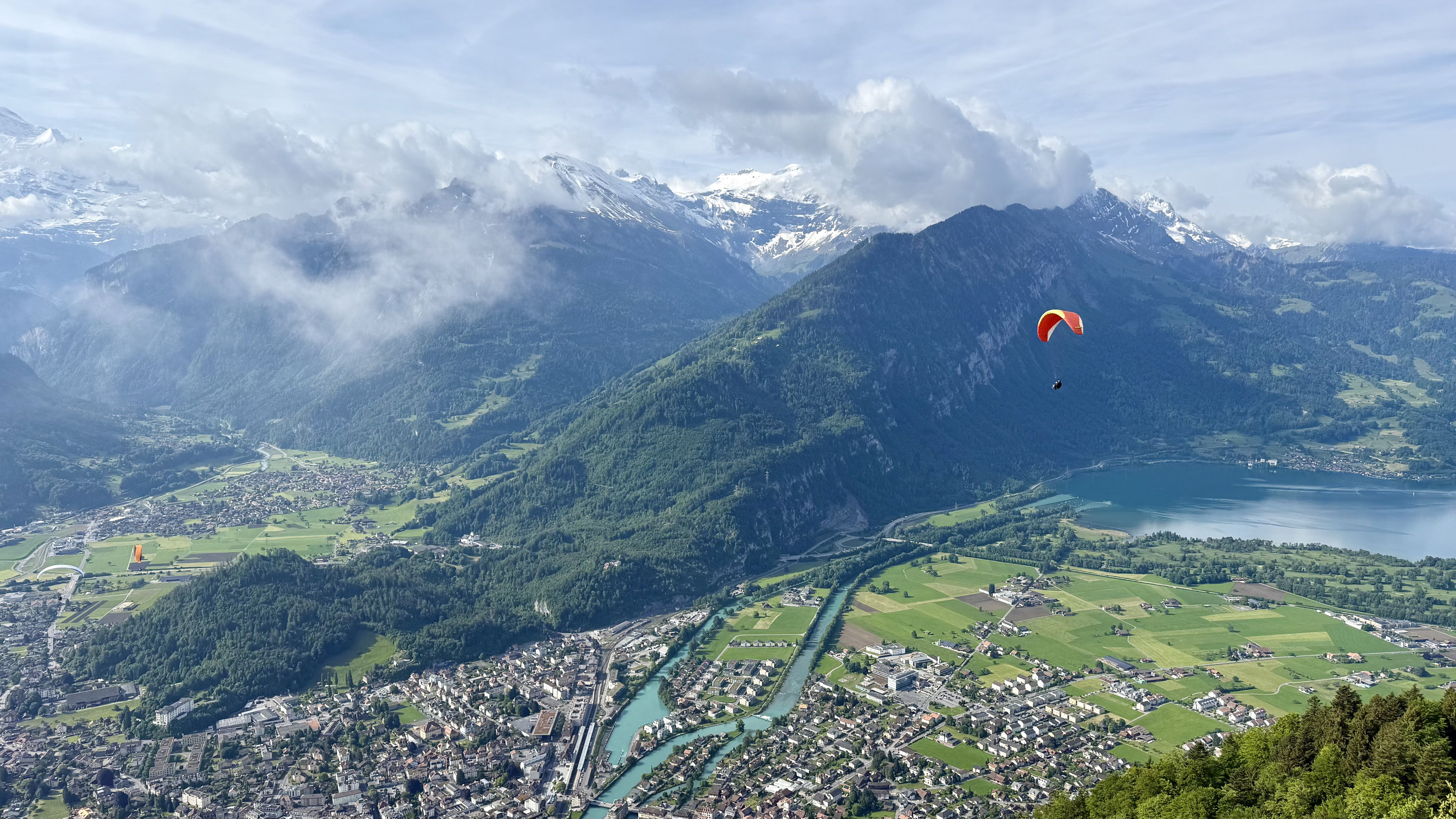 aerial photo of Harder Klum, Switzerland