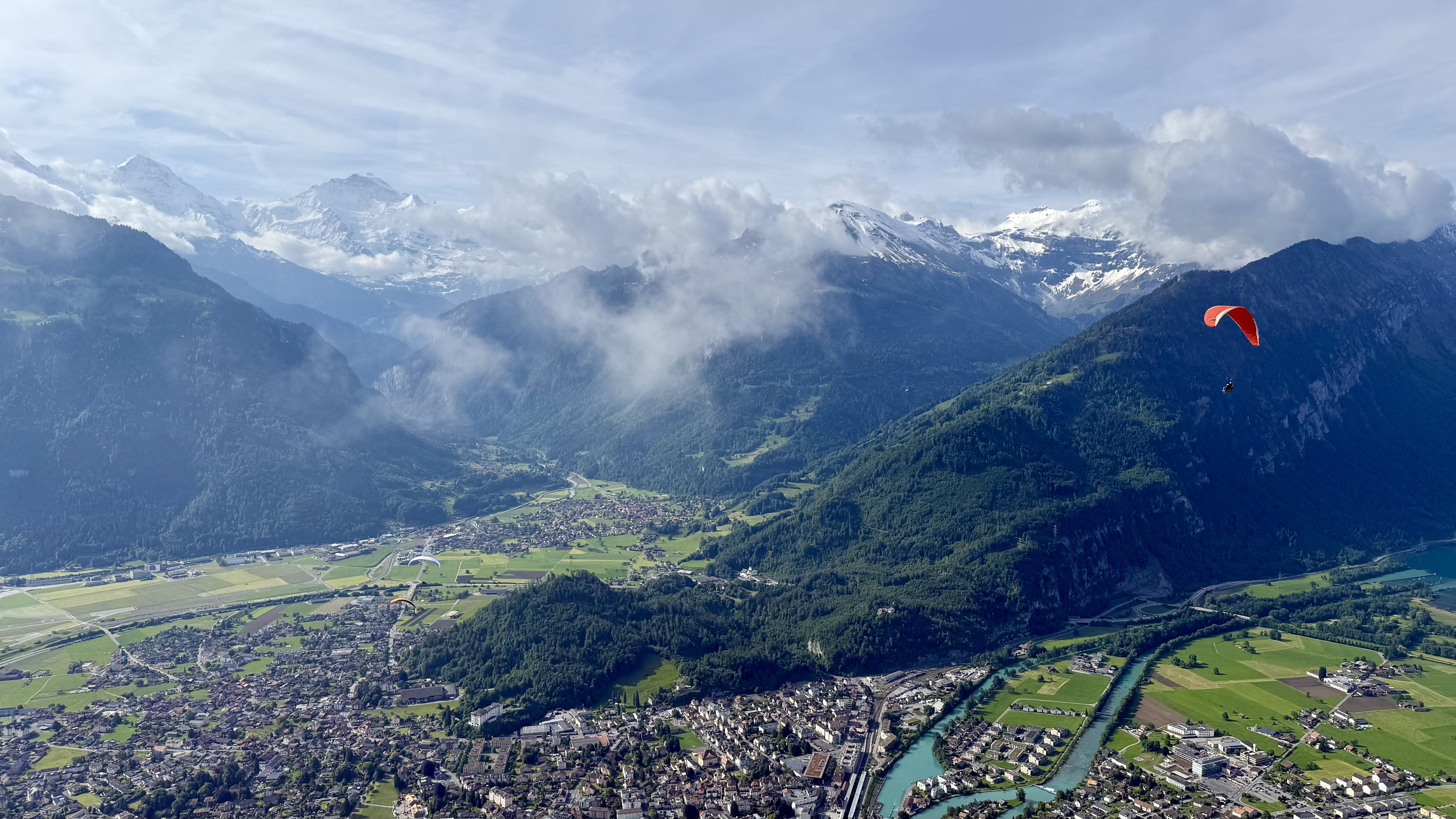 aerial photo of Harder Klum, Switzerland