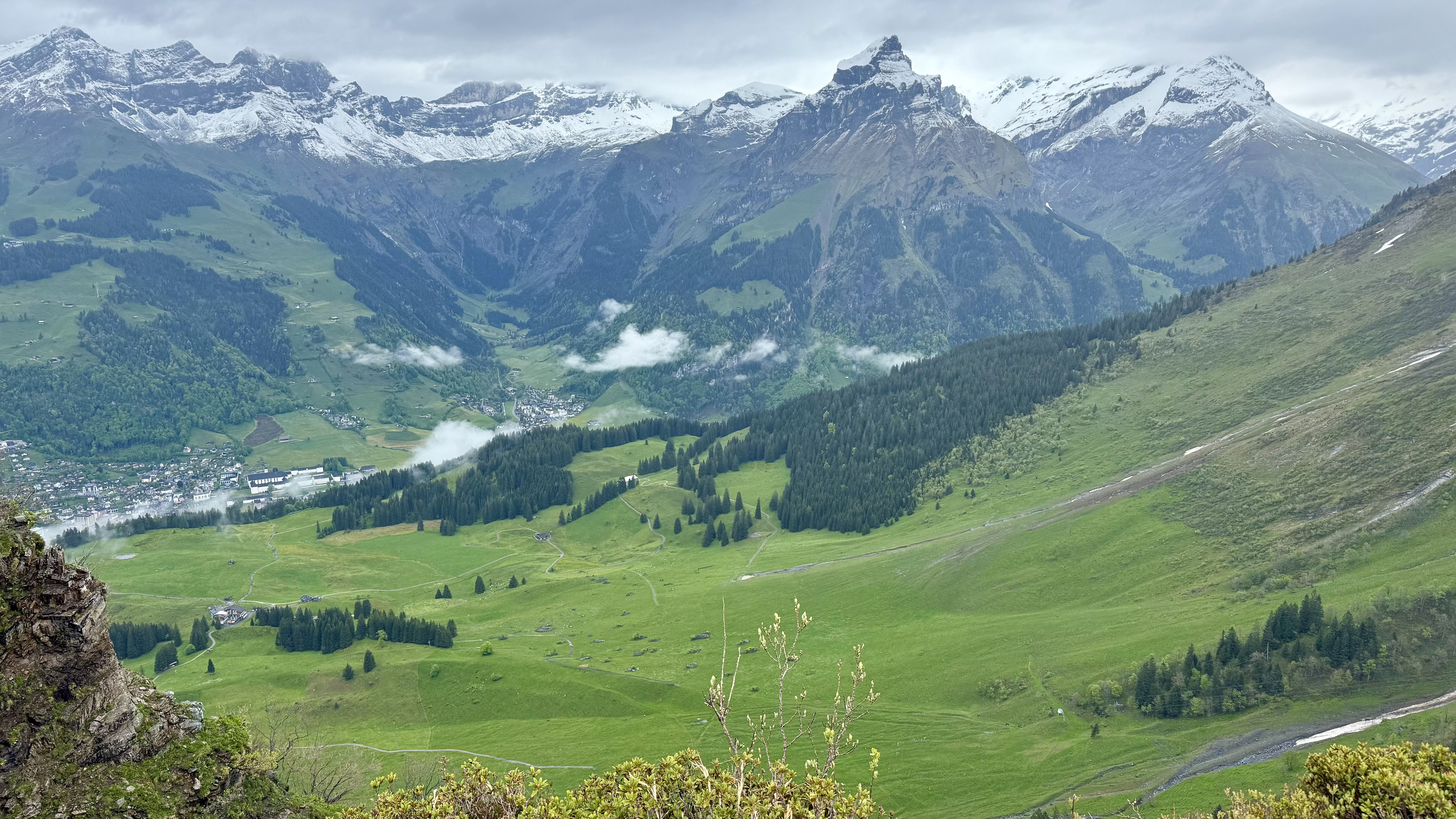 aerial photo of truebsee, Switzerland