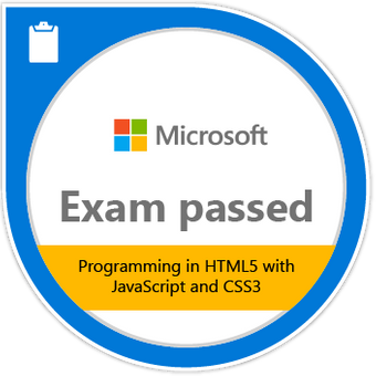 Exam 480: Programming in HTML5 with JavaScript and CSS3